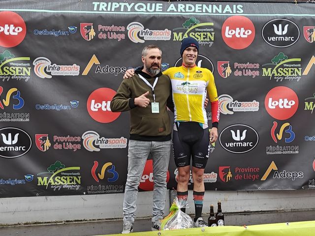 Tars Poelvoorde neemt solo-overwinning in Triptyque Ardennais